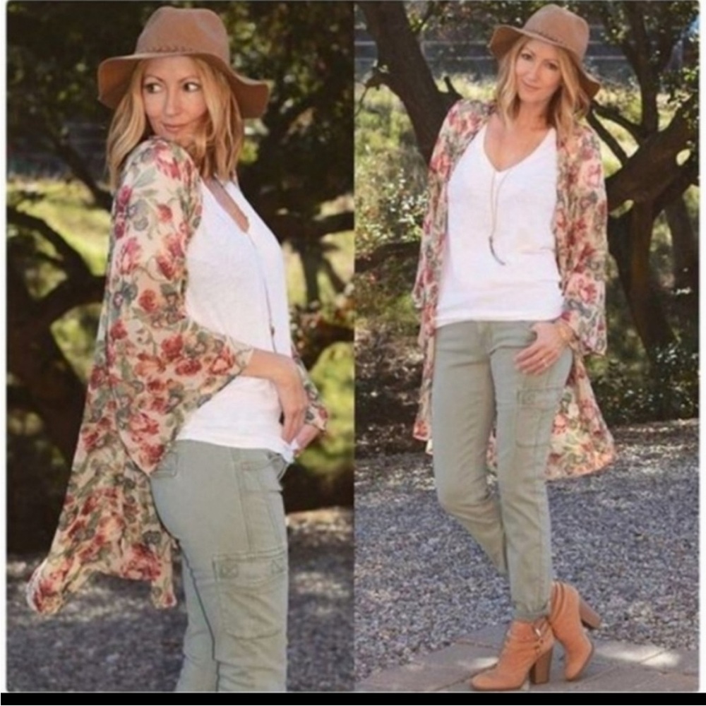 Cabi Celadon Green Cargo Skinny Pants Size 6 CABI #3048